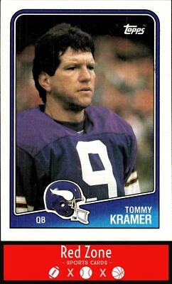 1988 Topps - #148 Tommy Kramer NM Set Break. - Image 1 of 2