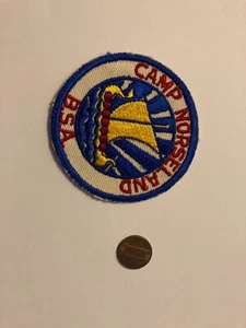 EUC Vintage BSA Boy Scouts Patch Camp Norseland Viking Ship Minnesota - Picture 1 of 1