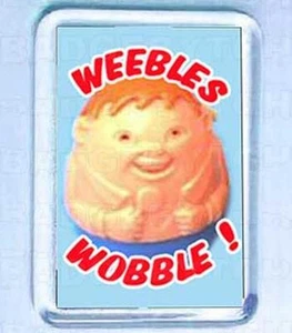 WEEBLES WOBBLE SMALL FRIDGE MAGNET ! - Picture 1 of 1