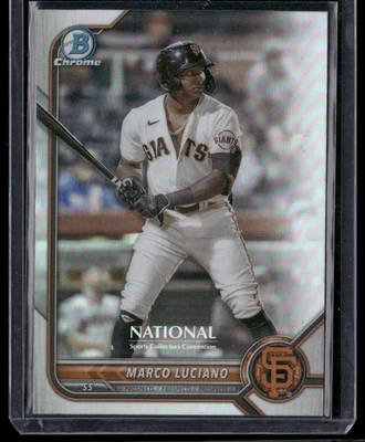 2022 Bowman Chrome National Sports Collectors Convention NSCCP-ML Marco Luciano - Image 1 of 2