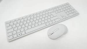 Combiné clavier et souris sans fil Dell KM5221W blanc FRANÇAIS Pro - 24P94 - Photo 1/6