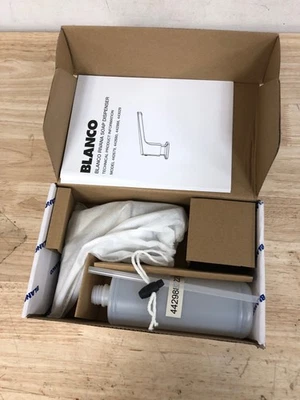 Dispensador de jabón Blanco 442988 Rivana Deck, 10 oz - oro satinado Foto 1 de 2