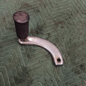 HARLEY KNUCKLEHEAD PANHEAD SHOVELHEAD CHROME BUDDY PEG MOUNT WITH PEG - Picture 1 of 6