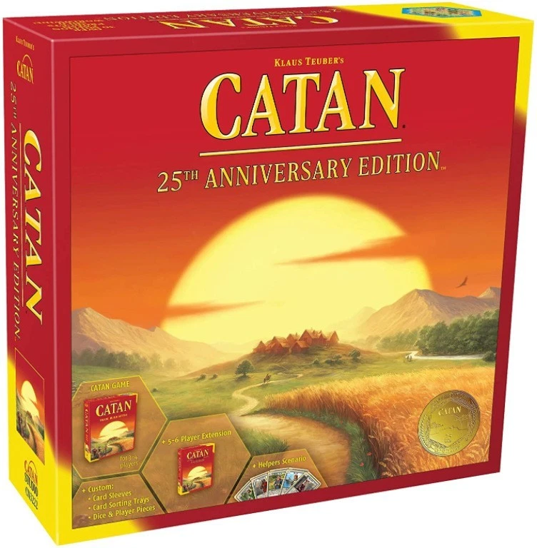 Catan 25Th Anniversary Commemorative Edition - English Version - Imagen 1 de 1