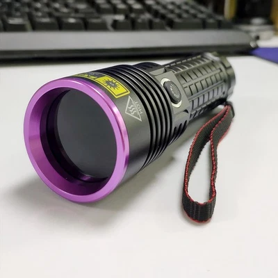 Linterna UV 365NM Ultra Violeta Linterna Luz Negra Lámpara led DE - Imagen 1 de 4