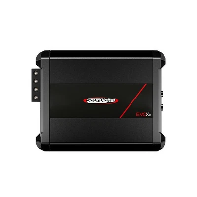 SounDigital 1200.4 EvoX2 (2Ω) 4-Kanal Mini Verstärker 1200W Motorrad Auto Quad - Bild 1 von 4