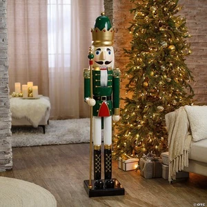 5ft Giant Wooden Nutcracker Grn - Picture 1 of 1