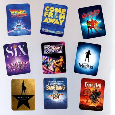 Musicals Fridge Magnet Keepsake Broadway West End Musical Theatre Merch Gift - Image 1 of 2
