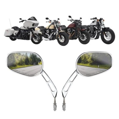 Quick installation Motorcycle Rear-View Mirrors M8 for Harley Sportster 883 1200 - Изображение 1 из 4