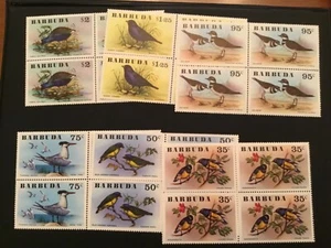 ICOLLECTZONE  Barbuda 234-237 blocks VF NH birds - Picture 1 of 1