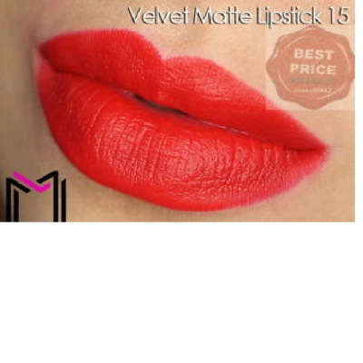Golden Rose Red Matte Velvet Lipstick 15 Wonderful Red - Image 1 of 3