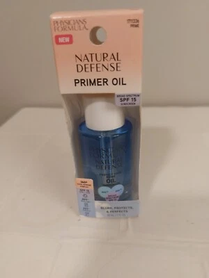  Physicians Formula natural defense Primer Oil SPF 15 blurs protects perfects - Image 1 of 4