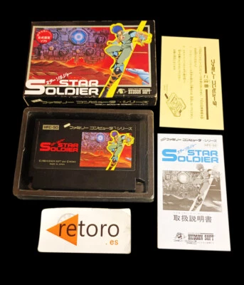 STAR SOLDIER NINTENDO NES famicom JAP Hudson Soft Complete - Imagen 1 de 3