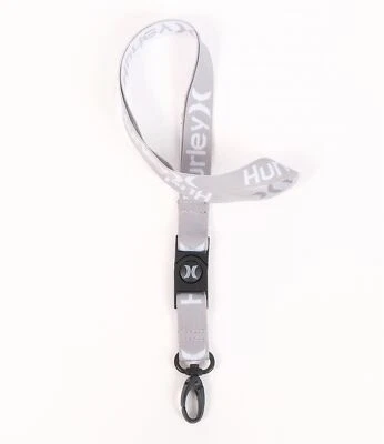 Hurley Unisex lanyard ~ Wolf Gray - Imagen 1 de 2