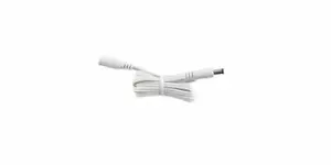 Cable de extensión diodo LED DC blanco paquete de 5 - Imagen 1 de 1