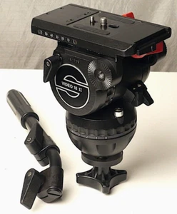 Sachtler Video 18 II 7+7 Fluid Head_100mm Bowl_40 lb Load_use w/ arri vinten #1 - Picture 1 of 12