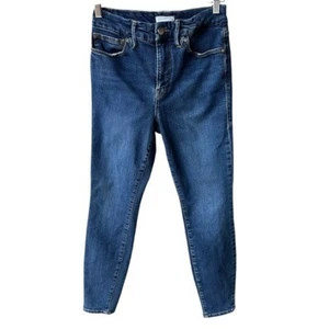 Good American Jeans Hose Skinny Blau Denim Stretch Designer GLDV873T Größe 27 - Bild 1 von 7