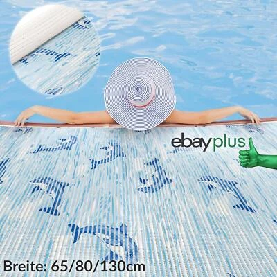 Weichschaummatte Badematte Bad WC Vorleger Antirutsch Badläufer Delfine Blau  - Bild 1 von 4