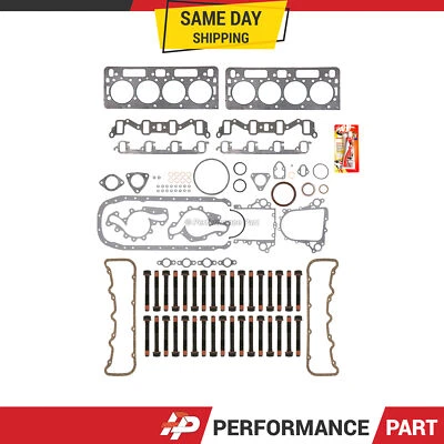 0.010英尺厚全垫圈套装头螺栓适用于92-02雪佛兰GMC 6.5柴油 — 第 1/4 张图片