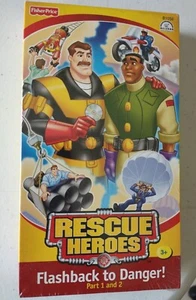 Rescue Heroes Flashback to Danger part 1 and 2 (New & Factory Sealed VHS) - Picture 1 of 3