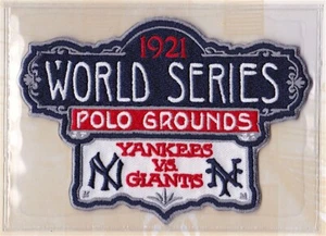 1921 WORLD SERIES ~ NEW YORK GIANTS / NEW YORK YANKEES Willabee Ward PATCH ONLY - Picture 1 of 1
