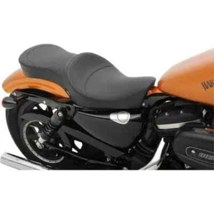 DRAG SPECIALTIES - SELLE BI-PLACE LOW-PROFILE STITCH - HARLEY-DAVIDSON SPORTSTER - Picture 1 of 5