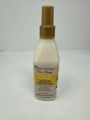 Creme of Nature Pure Honey Break up Breakage Leave-in Conditioner 8oz/236mL. New - Image 1 of 4