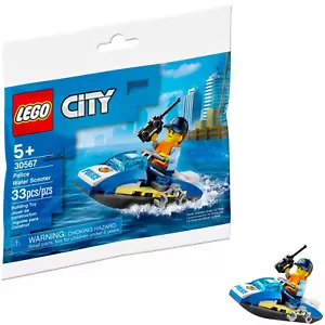 LEGO City 30567 Il Jet Sci Corsa Con Personaggio Polizia Giochi Costruzione Noël - Picture 1 of 24