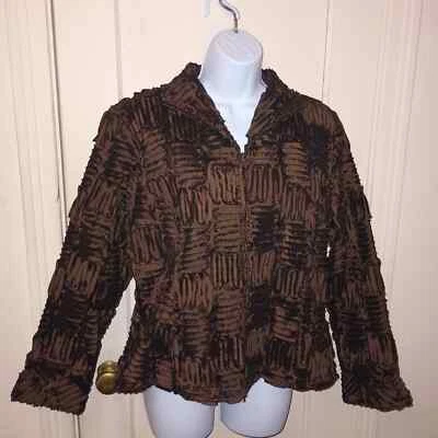 Samuel Dong Chaqueta Texturizada Vintage Talla L Foto 1 de 4