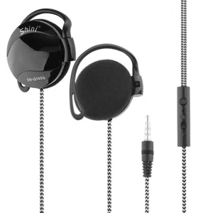 Sports Ear Hook Padded Stereo Over The Ear Headphones Headset With Braided GFL - Picture 1 of 10
