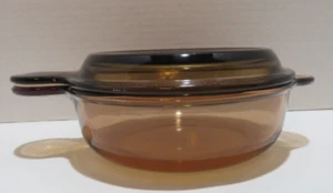 VINTAGE PYREX/CORNING DUE MANICI GRAB IT CIOTOLA E/COPERCHIO V-240-B - Foto 1 di 8