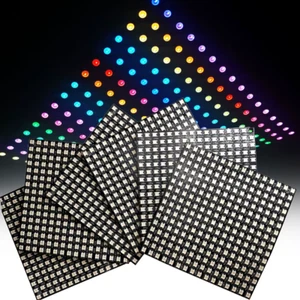 WS2812B RGB 5050SMD Individually Addressable 16X16 256 Pixels LED DC5V Flexible - Picture 1 of 18