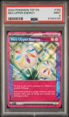 Neo Upper Energy Ave Spec PSA 9 - Pokémon Temporal Forces Special Energy 162/162 - Image 1 of 2
