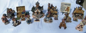Vintage Lot Of Boyds Bearly-Built Villages Figurines Chapel Emily's 1993-2005 - Picture 1 of 13