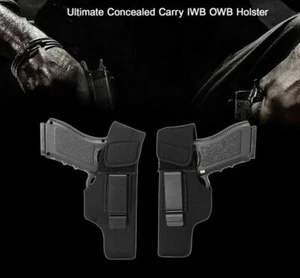 Tactical Waist Belt Military Pistol Holster Police Gun Concealed Carry Case Hold - Picture 1 of 11