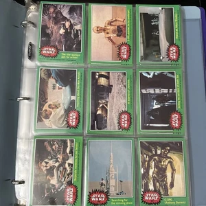 1977-78 Topps STAR WARS Green Series 4 complete set of 66 cards w/ #207 C-3PO - Picture 1 of 8