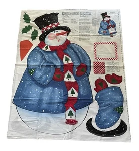 Snowman Christmas Door Panel Craft 3768 Sandi Evans Appliquéd Daisy Kingdom NEW - Picture 1 of 4