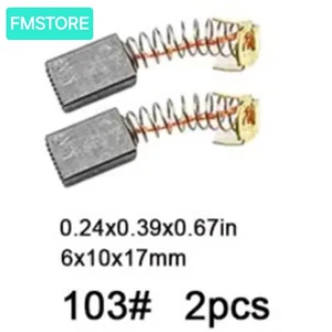 Spazzole carboncini 6×10×17 mm Universali Trapano Smerigliatrice Martelletto 103 - Foto 1 di 2
