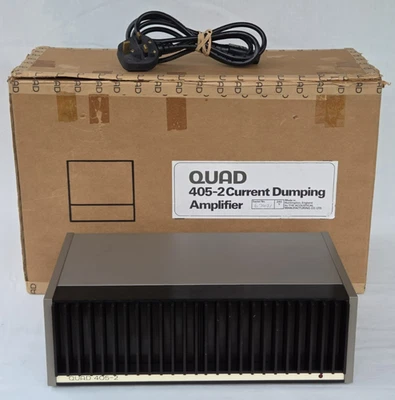 Quad 405-2 Power Amplifier Early 1980s Version Original Box VG Working Condition - Image 1 of 4