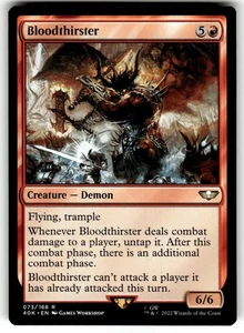 Bloodthirster Universes Beyond: Warhammer 40000 Regular MTG NM - Picture 1 of 2