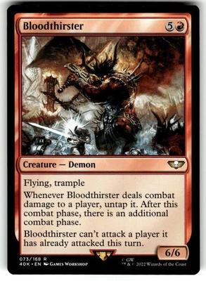 Bloodthirster Universes Beyond: Warhammer 40000 Regular MTG NM - Image 1 of 2