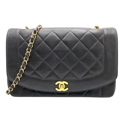 Bolso de hombro Chanel Diana 25 A01165 marrón/GHW piel de cordero #785 Foto 1 de 4