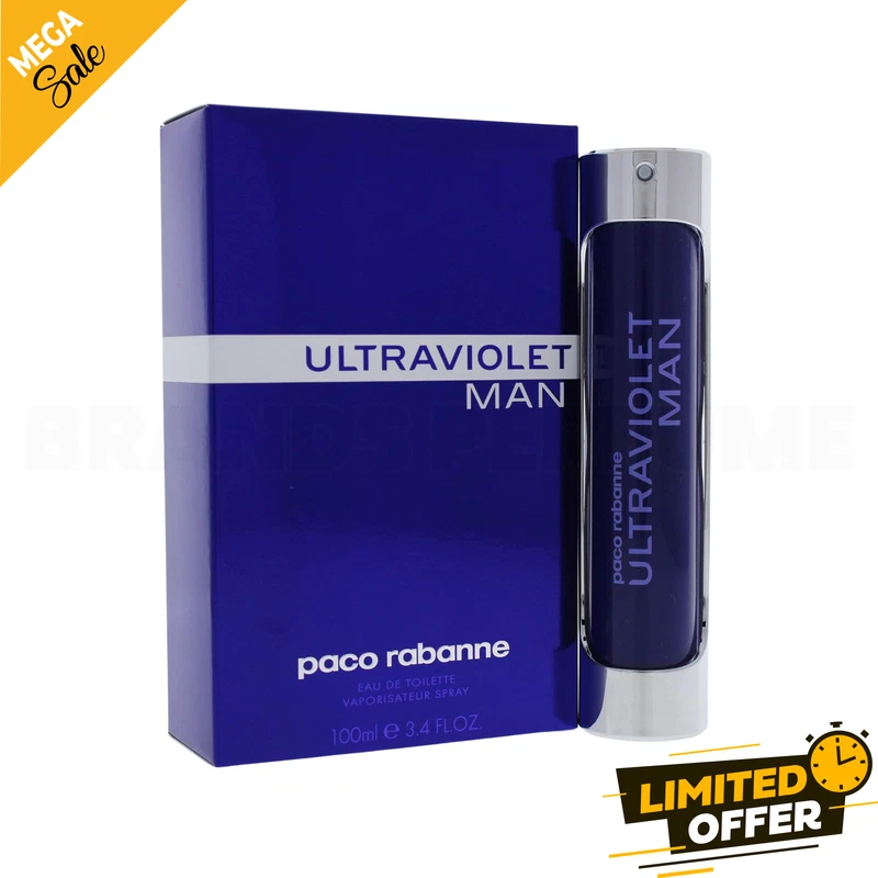 ULTRAVIOLET BY PACO RABANNE 3.4 FL.OZ. EDT SPRAY FOR MEN - Image 1 of 1