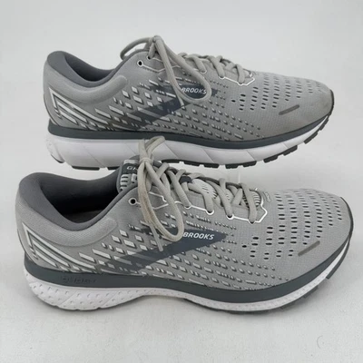 Brooks Ghost 13 Running Shoes WOMENS Gray Lace Up Athletic Sneakers SIZE 11.5 W - Image 1 of 4