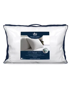 Pacific Coast Bed Pillow, Hotel Goose Feather and Queen (Pack of 1), White - Picture 1 of 8