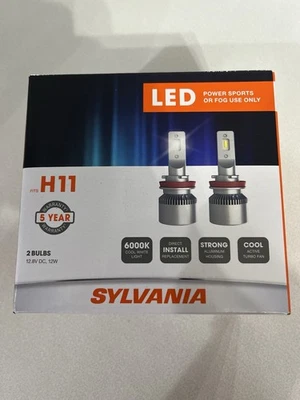 Sylvania H11 LED Fog & Powersport Bulbs, 2 Pck - Image 1 of 3