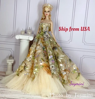 Vestido de muñeca para moda realeza amapola Parker Nuface integridad juguetes conjunto 1/6 Foto 1 de 4