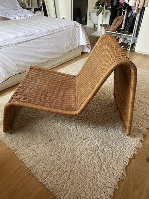 Sedia Hestra IKEA In Vimini 1980 - Immagine 1 di 4