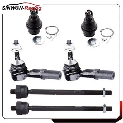Juego de 6 piezas de suspensión para Lincoln Navigator 03-06 kit de rótula de extremo de varilla de amarre Foto 1 de 4