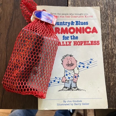 Country & Blues Harmonica for the Musically Hopeless - John Gindick - NEW - Image 1 of 4